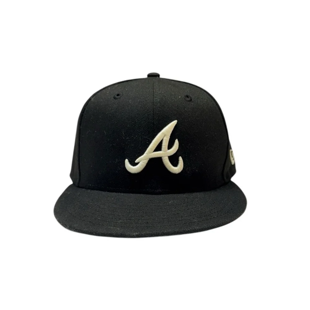 New Era MLB Atlanta Braves Hat‎ Size 7 Trucker Adjustable